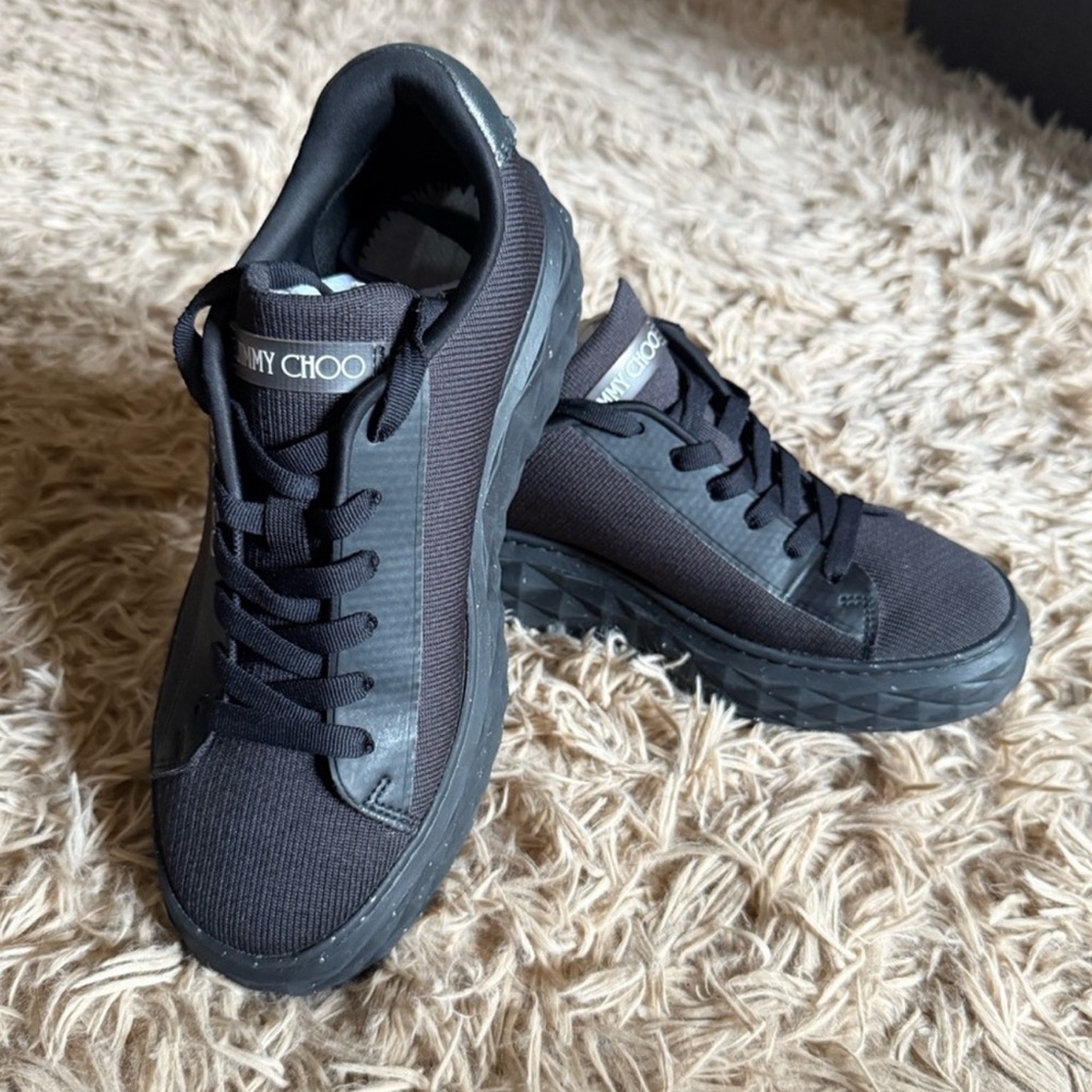 Jimmy Choo Black Sneakers